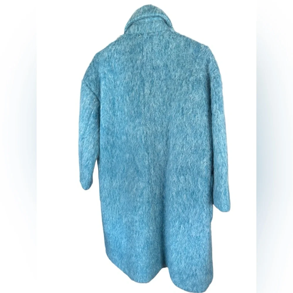J.ING Blue Teddy Cocoon Coat - Picture 4 of 5